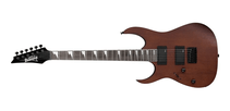 Guitarra Super Strato Ibanez Grg 121 Dxl Canhota Walnut Flat