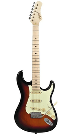 Guitarra Tagima T635 Sunburst Escala Clara Mint Green