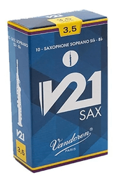 Kit 10 Palhetas Vandoren Sax Alto 3,5 V21 Com Nf