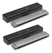 Kit 2 Gaitas De Boca Harmônica Diatônica Stagg Bjht48 Em C