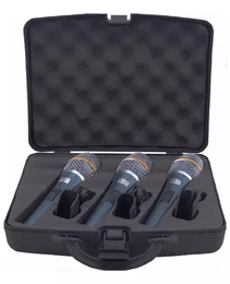 Microfone Mâo Kadosh K98 Kit C/ 3 Unidades E Nf