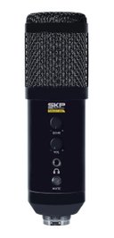 Microfone Profissional Usb Para Estúdio Skp Podcast 400u Nf