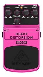 Pedal Guitarra Hd300 Heavy Distortion Behringer Com Nf