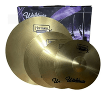 Set Pratos Waldman Harmony Hh 14, Crash 16, Ride 20 Com Nf