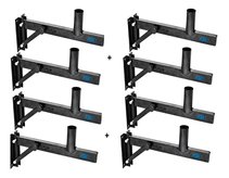 Suporte De Parede Caixa De Som Ask Ch4 Kit 4 Pares Com Nf