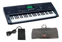 Teclado Keypower Kp500 61 Teclas Sensitivas + Capa + Pedal