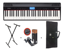 Teclado Roland Go Piano 61p C/ Capa, Estante E Pedal Sustain