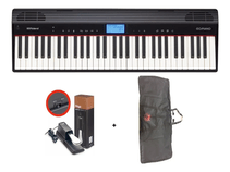 Teclado Roland Go Piano 61p C/ Capa + Pedal Sustain Nf