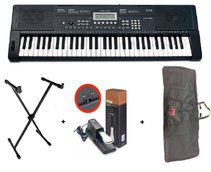 Teclado Roland Revas Kb330 Com Capa, Estante E Pedal Sustain