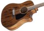 Violão Fender Cd-60 Ce Cd60 Dreadnought Mahogany Com Case