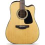 Violão de Aço Elétrico Takamine GD10 CE Natural Fosco Dreadnought com Cutaway