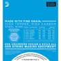 Kit Encordoamento de Guitarra D'Addario 010 com 2 Jogos EXL110-B + 2 Cordas Mi Extra e 10 Palhetas Planet Waves Black Medium 0,70mm