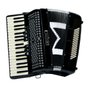 Acordeon Michael Preto 80 Baixos Acm8007  C/ Case