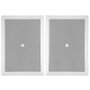Arandela Jbl W21rt S/at 6pol. Par Branca Retangular