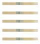 Baqueta Tennessee Hickory 7a Madeira Liverpool Kit 5 Pares