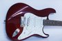 Guitarra Tagima Strato Vermelho Transparente T-805 Escala escura Escudo Branco Perolado