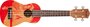 Ukulele Soprano Fender 095 5653 009 Piha'eu Red Hula E Cordas D'Addario Nylatech EJ887
