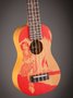 Ukulele Soprano Fender 095 5653 009 Piha'eu Red Hula E Cordas D'Addario Nylatech EJ887
