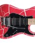 Guitarra Tagima Stratocaster Juninho Afram JA1 Vermelho Craquelado Com Case Luxo