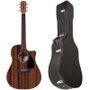 Violão Fender Cd-60 Ce Cd60 Dreadnought Mahogany Com Case