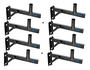 Suporte De Parede Caixa De Som Ask Ch4 Kit 4 Pares Com Nf